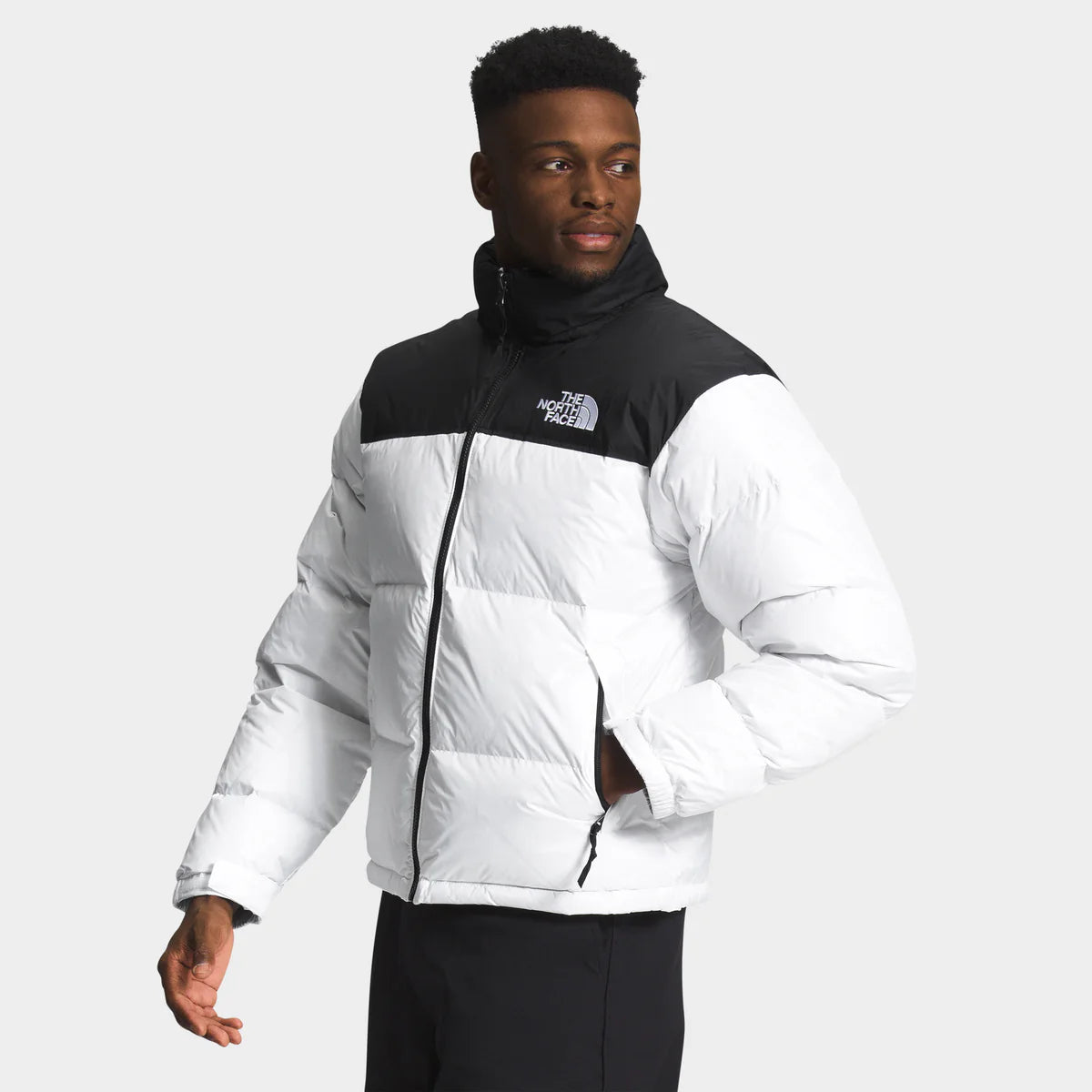 White 1996 Retro Nuptse Jacket